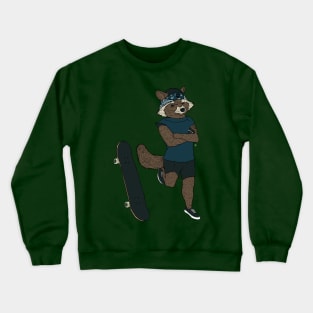 Raccoon Guardian Crewneck Sweatshirt